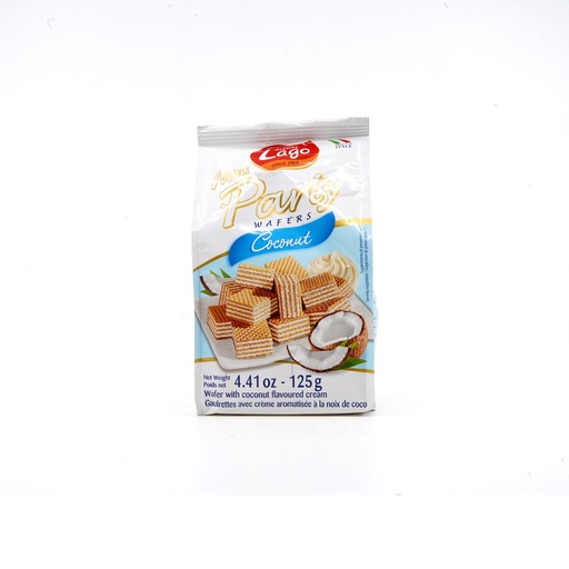 [452345] Lago Mini Party Wafer Coconut 125g