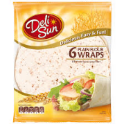[201029] Deli Sun 6 Plain Flour wraps 24cm 360g
