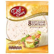 [201033] Deli Sun 8 Soft flour Tortillas 19cm 320g