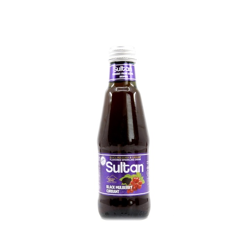 [401111] Sultan Sparkling Drink 200ml Blackcurrant
