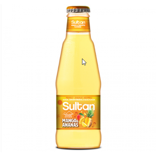 [401121] Sultan Sparkling Drink 200ml Pineapple Mango