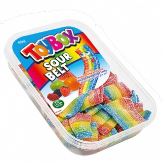 [456058] Toybox Licorice Sour Belt Mix Short 200g