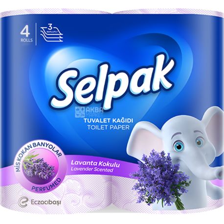 [605095] Selpak Toilet Paper 3ply Extra 4R