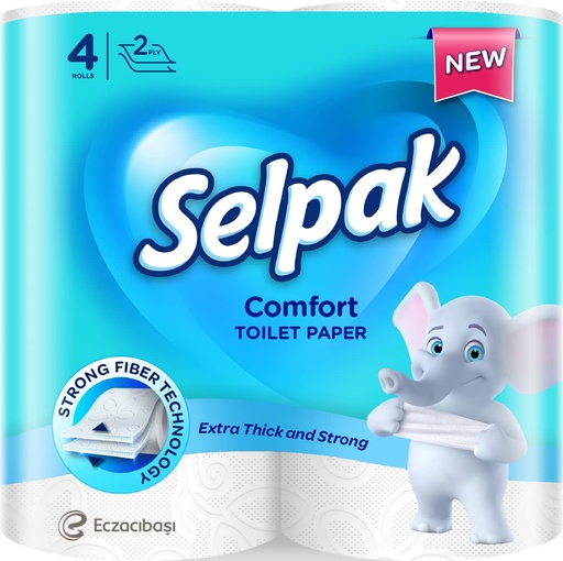 [605157] Selpak Toilet Paper Comfort 4Rolls