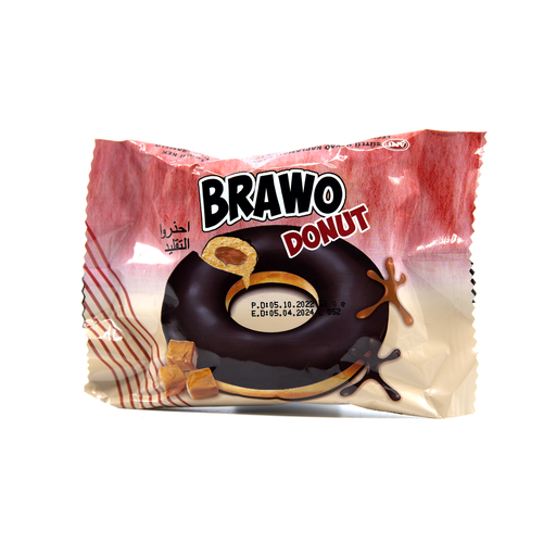 [132067] Brawo Donut Cake Milky Caramel 55g