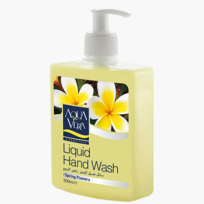 [534233] Aqua Vera Hand Wash Spring Flowers 500ml