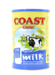 [105015] Coast Milk Powder Tin Calcium 1800g