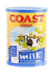 [105016] Coast Milk Powder Tin Calcium 900G