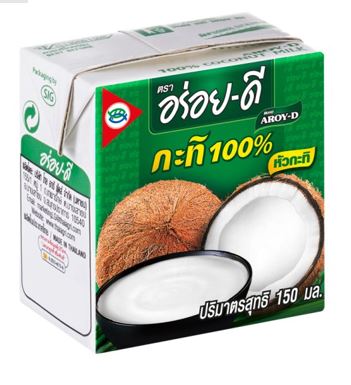[314125] Aroy D Coconut Milk 150Ml