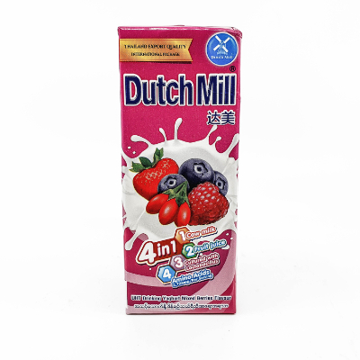 [107057] Dutch Mill Yogurt Drink 180ml Mixberry
