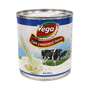 [8886409512441] Vega Condensed Milk 390G Tin
