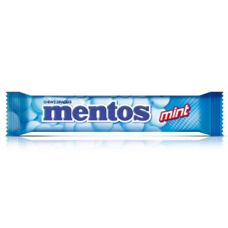 [456014] Mentos Roll Mint Box 25g