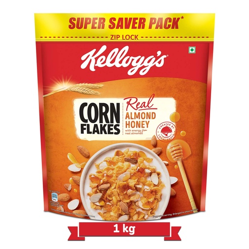 [302012] Kelloggs Corn Flakes Almond Honey 1kg