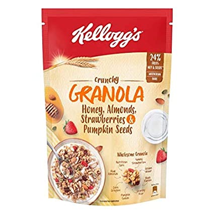[302097] Kelloggs Granola Almond Honey Pum 450g