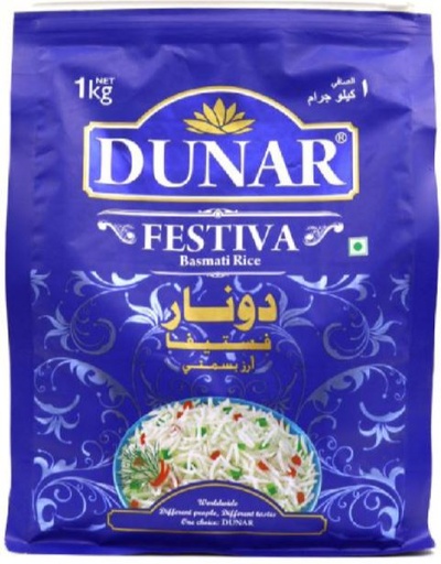 [310108] Dunar Basmati Rice Festiva Pusa 1Kg