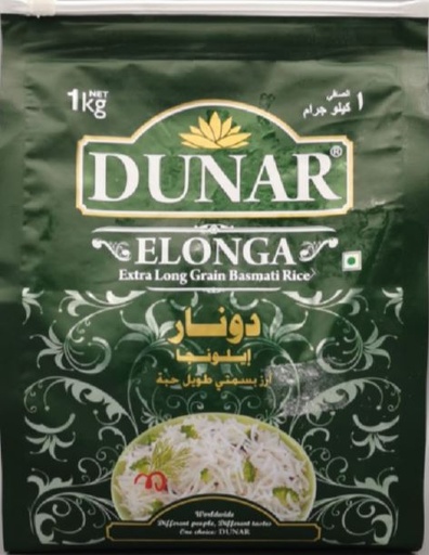 [310107] Dunar Basmati Rice Elonga1Kg