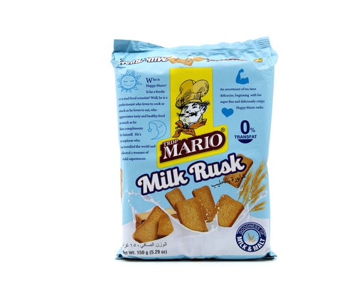 [451318] Mario Rusk Milk 150g