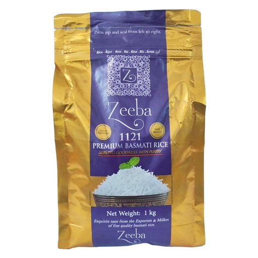 [310121] Zeeba Basmathi Rice 1121 1Kg