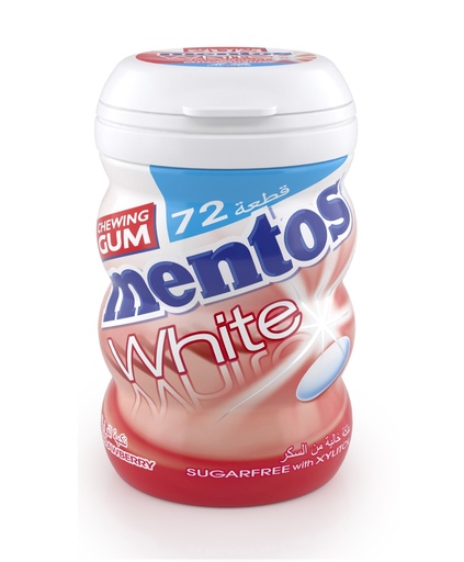 [456112] Mentos 72's White Strawberry Tin