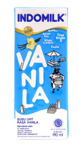 [105049] Indomilk 180ml Vanilla