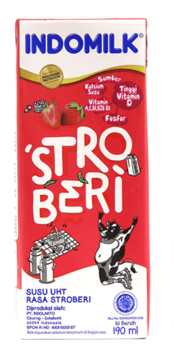 [105048] Indomilk 180ml Strawberry