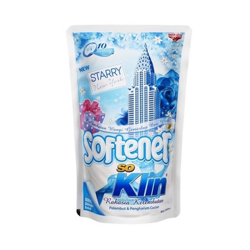 [601138] So Klin Softener Pouch Blue 900ml