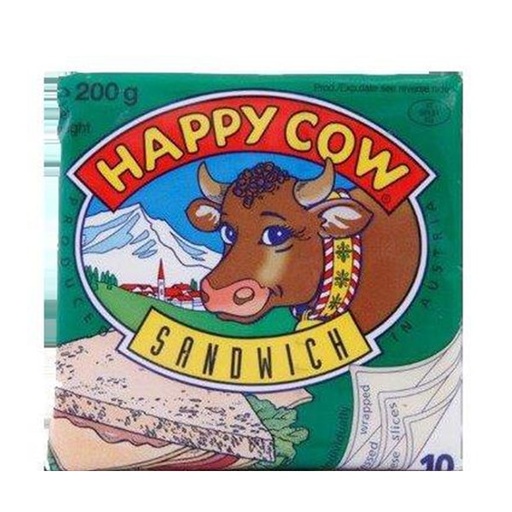 [106059] HappyCow Slice Cheese Sandwich 200g