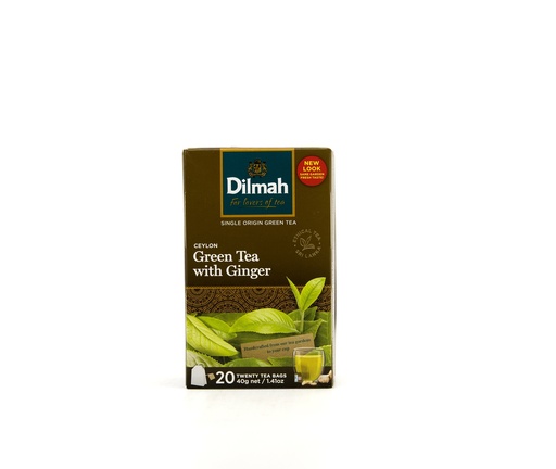 [410117] Dilmah Green Tea Ginger 20TB