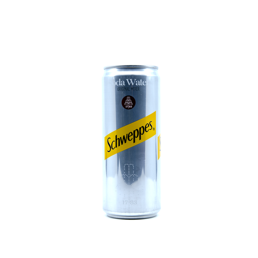 [8888002064006] Schweppes Soda Water 330ml Tin