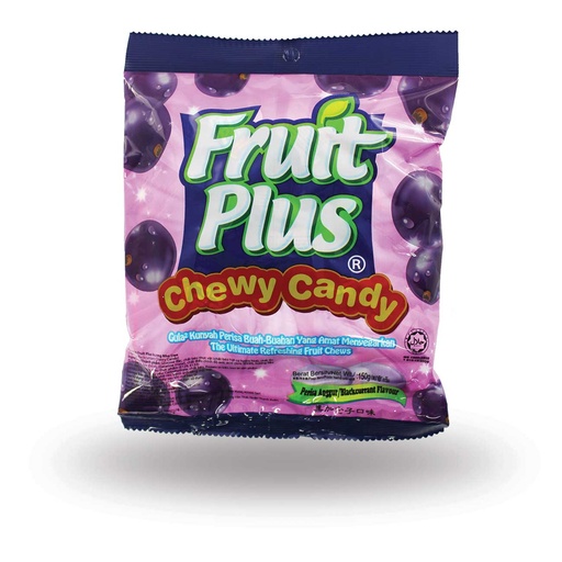 [456066] Fruit Plus Candy Blackcurrant 150g