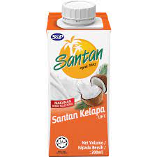 [314211] Santan Coconut Milk Liquid 200ml