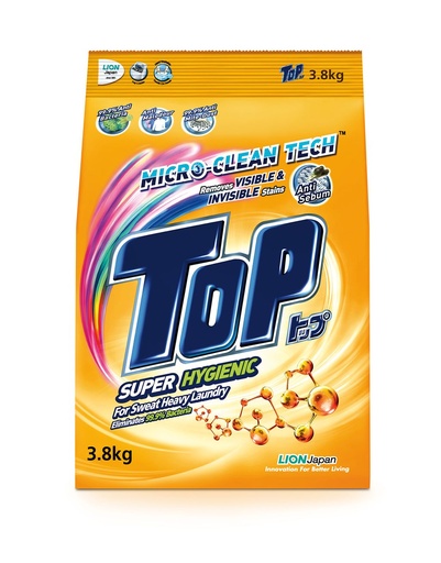 [601030] Top Powder 3.6Kg Yellow Hygenic