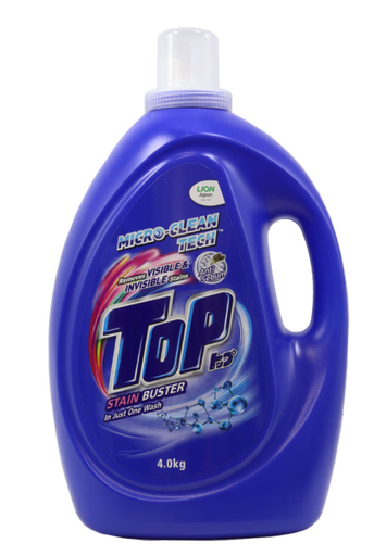 [601017] Top Liquid Bottle Std 3.6Kg Blue Stain Buster