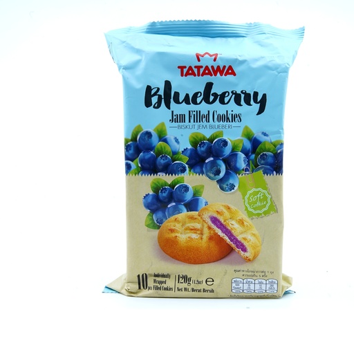 [451222] Tatawa Blueberry Filled Cookies 120g Pkt