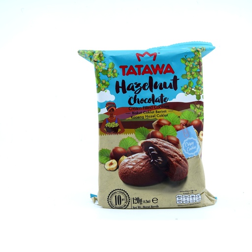 [451232] Tatawa Haz Choc Filled Cream 120g Pkt