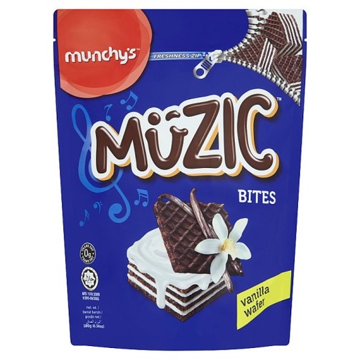 [451142] Munchy Muzic Vanila Wafer 180g