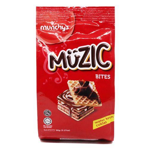 [451138] Munchy Muzic Choco Wafer 90G