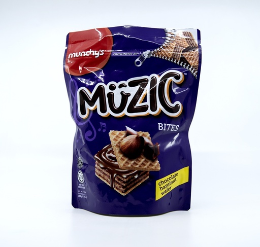 [451139] Munchy Muzic Hazlent Wafer 180g