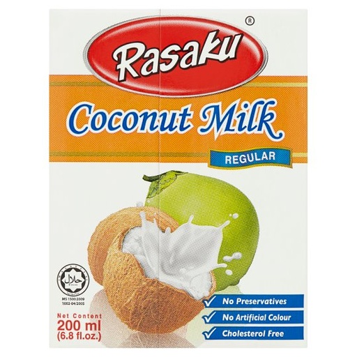 [314037] Rasaku Coconut Milk Pkt 200ml