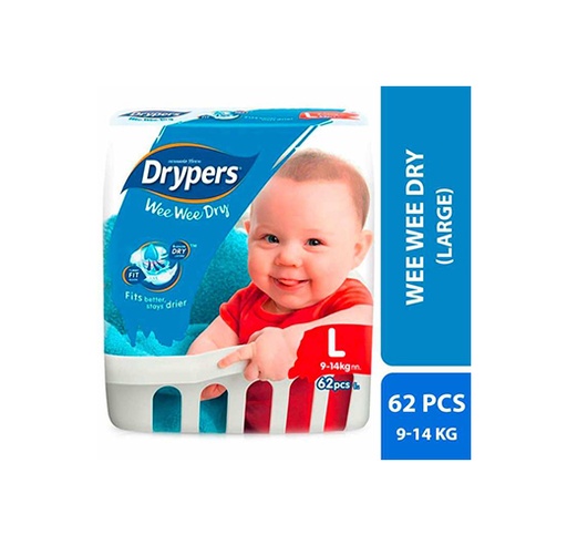 [9557327029104] Drypers Mega L 62's