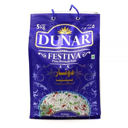 [310246] Dunar Basmati Rice Festiva Pusa 5Kg
