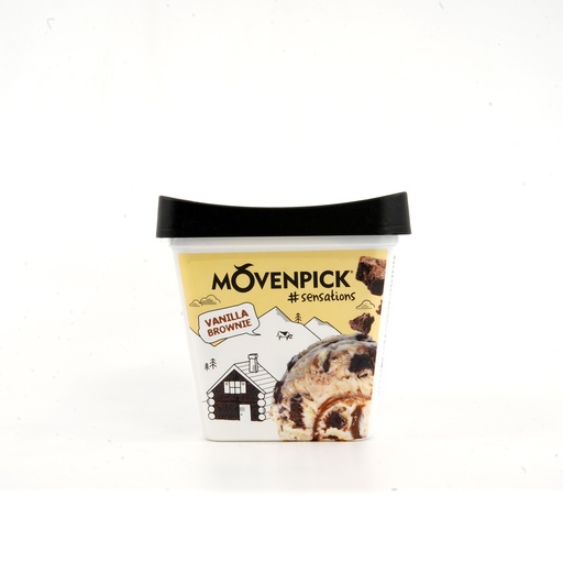 [207223] Movenpick Icecream 500ml Vanilla Brownies