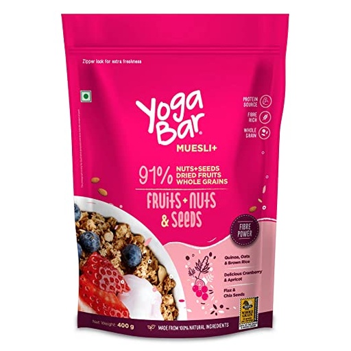 [8908005144649] Yoga Bar Muesli 400g Fruits Nuts