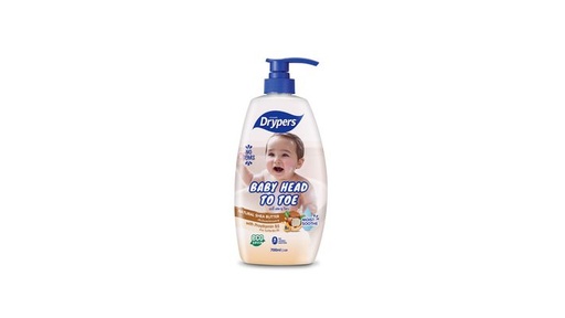 [9557327029531] Drypers Baby Head to toe Shea Butter 650ml