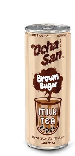 [105217] Ochasan Milk Tea 230ml Brown Sugar Boba