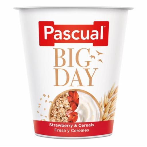 [107160] Pascual Yogurt Bigday Straw Cereal 125g