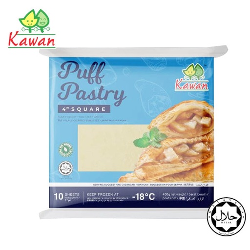 [9556587211212] Kawan Puff Pastry Sheet 400g