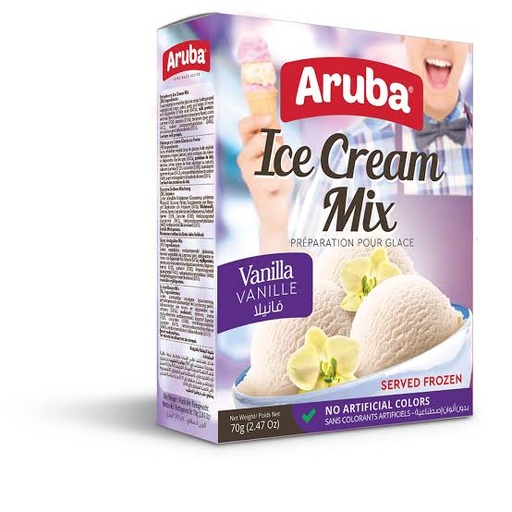 [207227] Aruba Icecream Mix 70g Vanilla