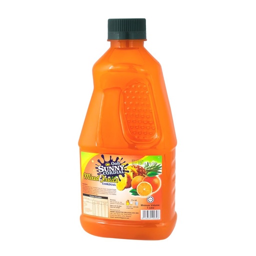 [401137] Ooh Sunny Cordial 1L Mixfruit