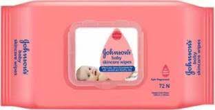 [502033] Johnsons Wipes Moisturizes Protect 72's